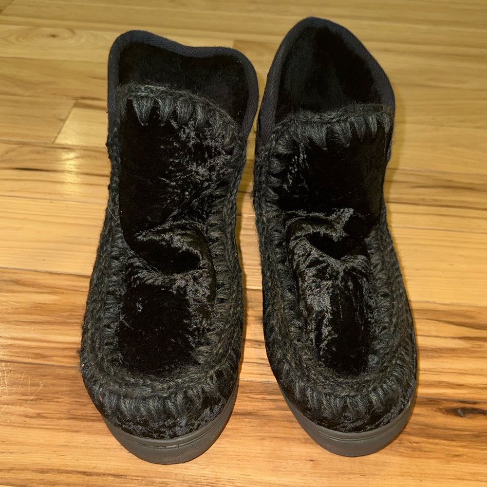Mou Black  Boots